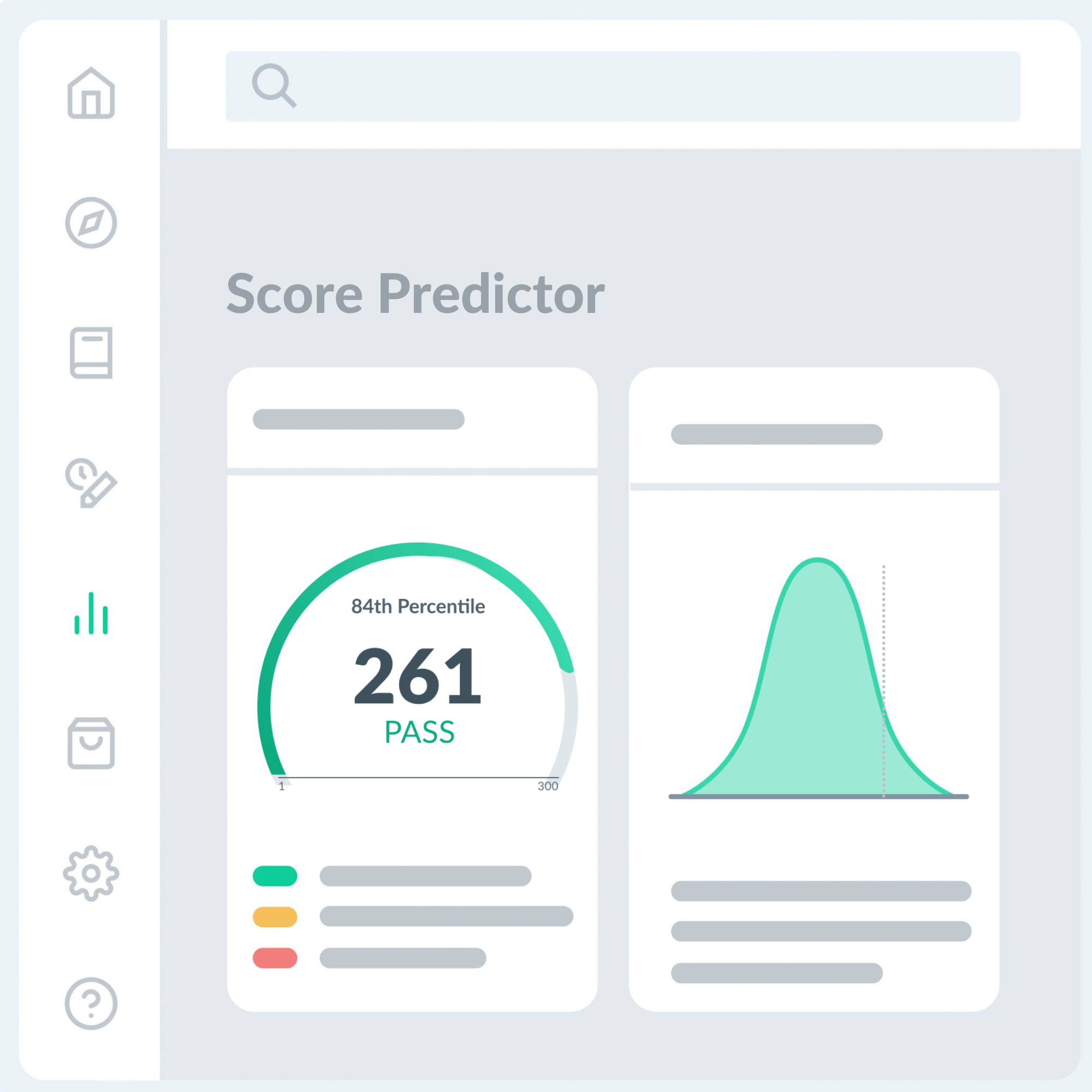 Score Predictor dashboard illustration